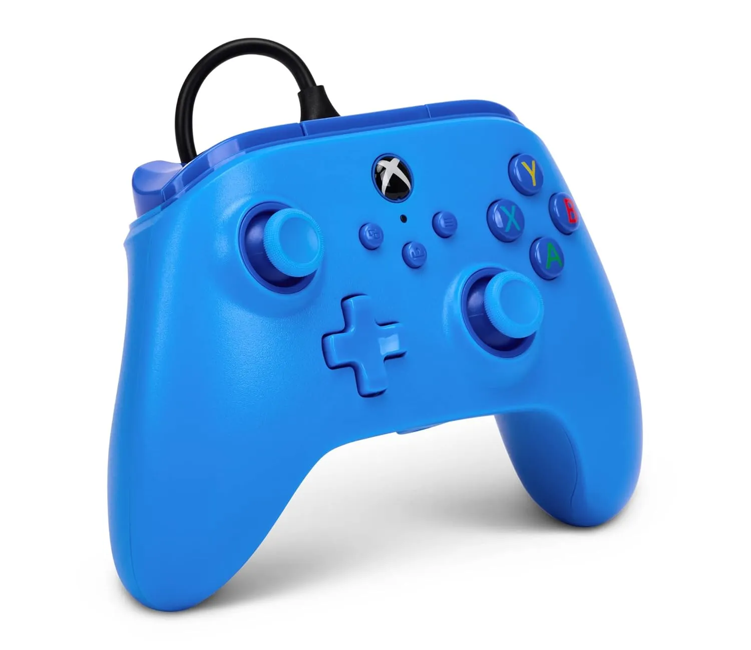 PowerA Wired Controller for Xbox Series X|S - Blue, gamepad, video game/gaming controller, works with Xbox One, Officially Licensed