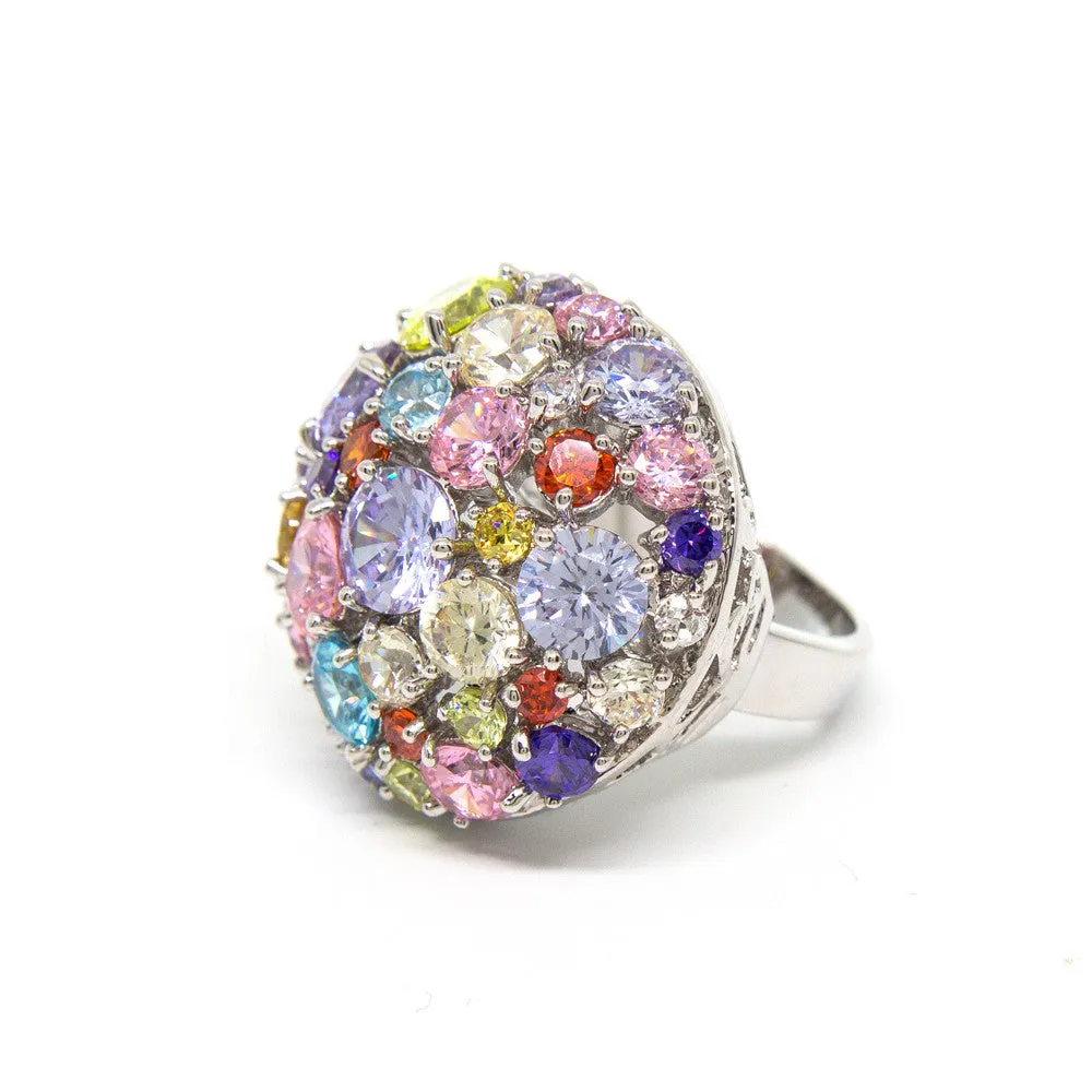 "Glitter Glamour" Crystal Ring