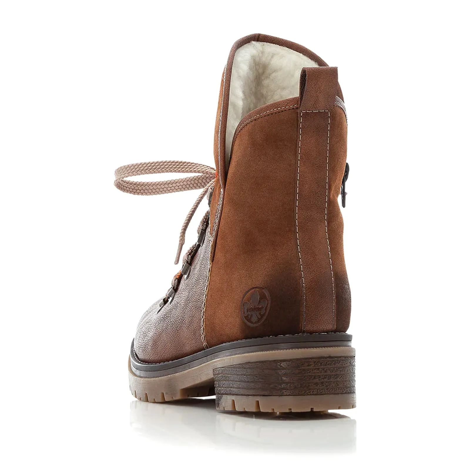 Rieker 70733-22 Peggy Mid Boot (Women) - Brown/Multi
