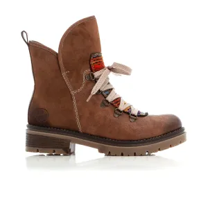 Rieker 70733-22 Peggy Mid Boot (Women) - Brown/Multi