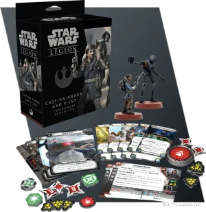 Star Wars Legion: Cassian Andor And K-2So Commander