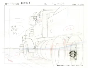 Tiny Toons Original Production Drawing: Little Beeper