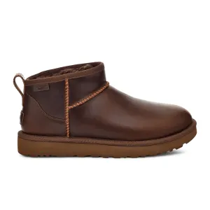 UGG® Classic Ultra Mini Leather Regenerate Boot (Women) - Ironwood