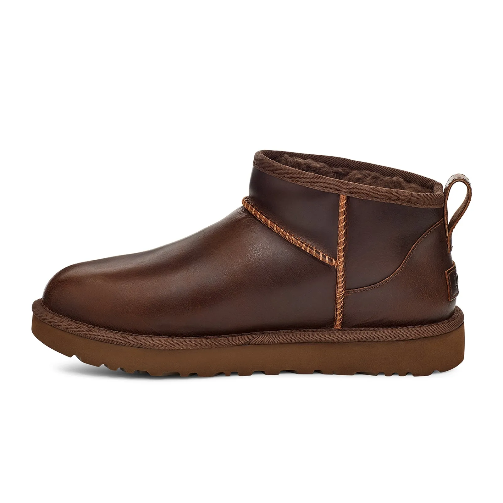 UGG® Classic Ultra Mini Leather Regenerate Boot (Women) - Ironwood
