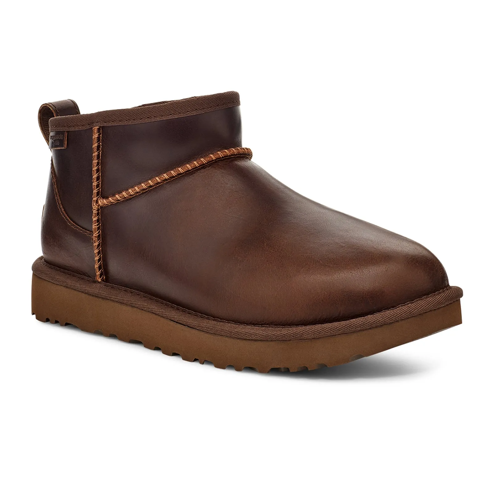 UGG® Classic Ultra Mini Leather Regenerate Boot (Women) - Ironwood