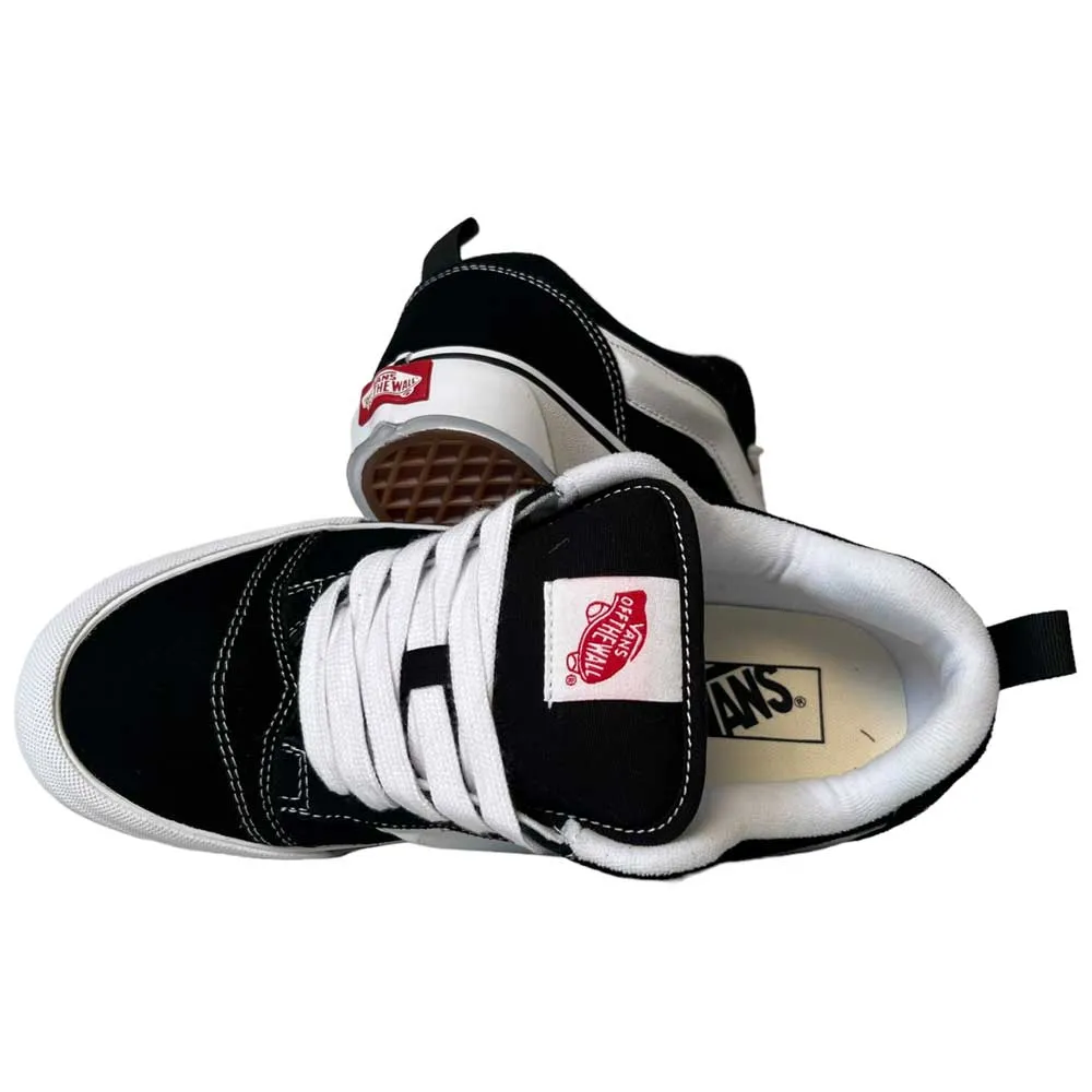 Vans Knu Skool Black True White Suede Shoes