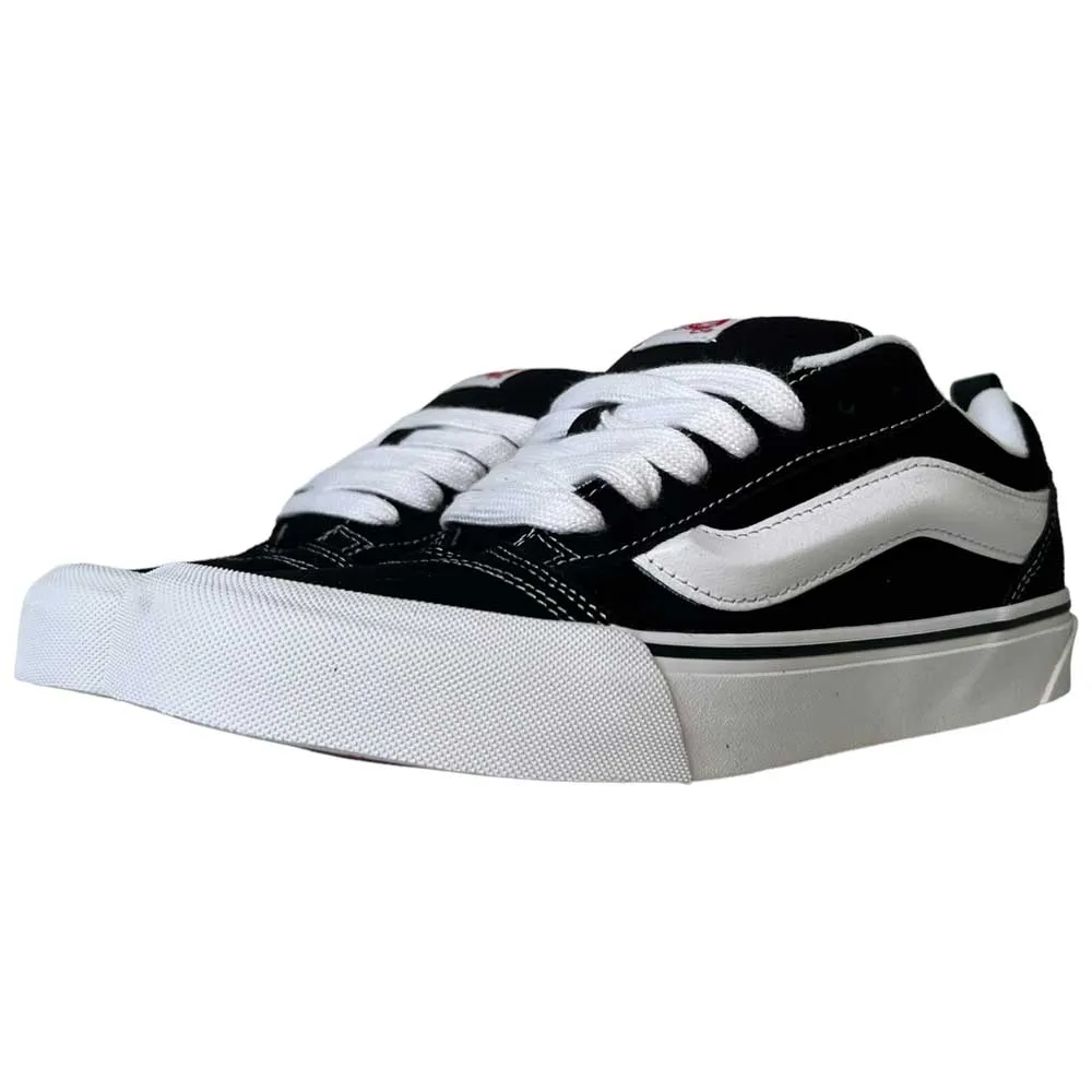 Vans Knu Skool Black True White Suede Shoes