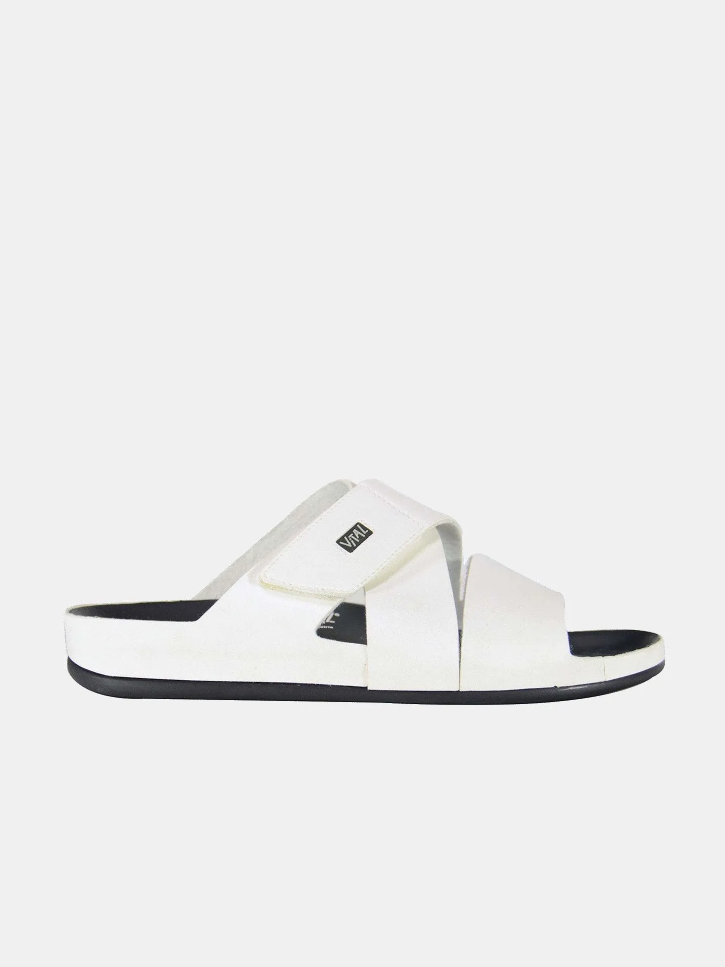 Vital Men's Cross Strap Leather Sandals