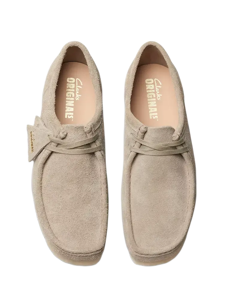 Wallabee- Pale Grey Suede