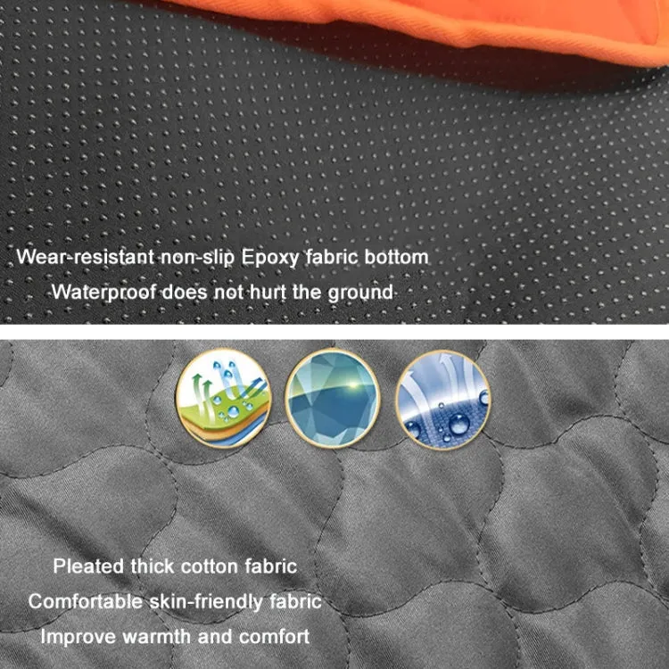 Winter Outdoor Camping Smart Portable Heating Sleeping Pad(Orange Red)