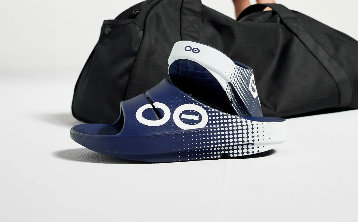 Women's OOahh Sport Slide Sandal - Navy Matrix