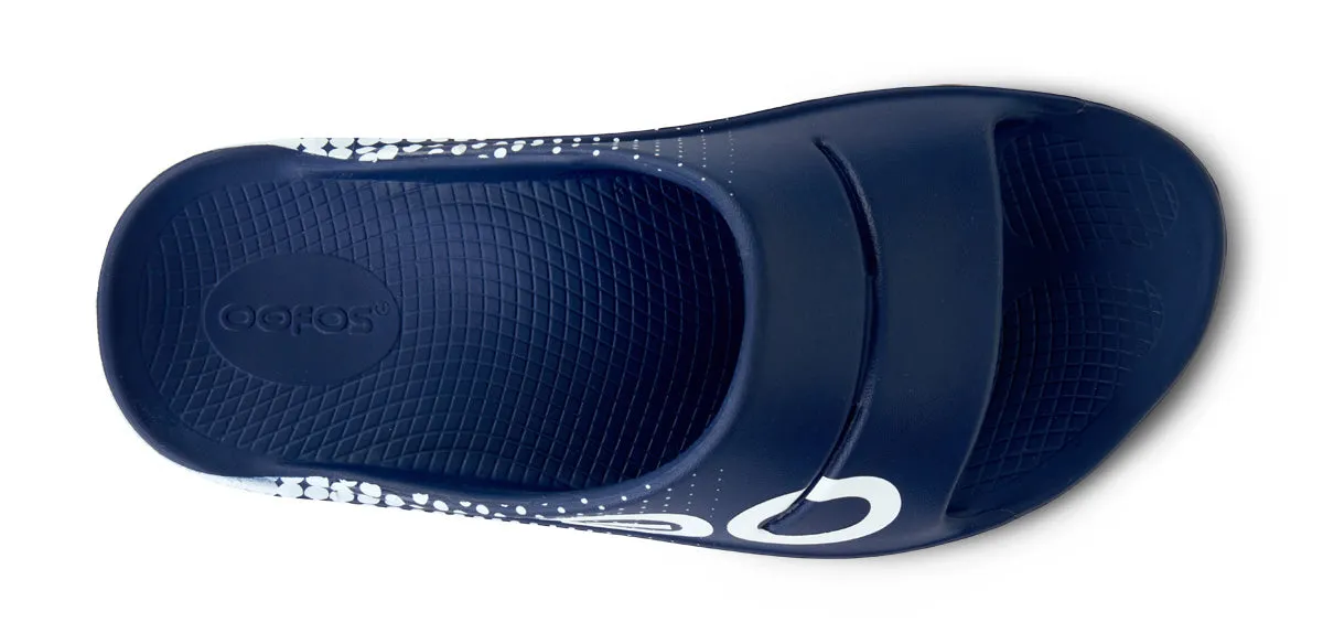 Women's OOahh Sport Slide Sandal - Navy Matrix