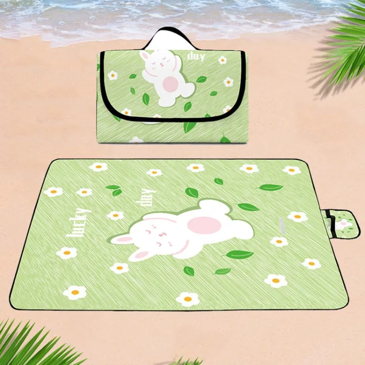 Y006 Outdoor Portable Oxford Cloth Picnic Mat Waterproof Moisture-proof Picnic Cloth(2x2m)
