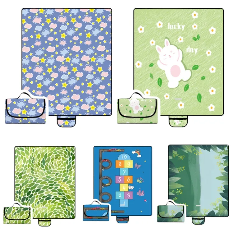 Y006 Outdoor Portable Oxford Cloth Picnic Mat Waterproof Moisture-proof Picnic Cloth(2x2m)