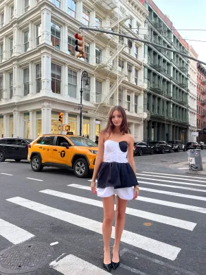 Ying Yang Mini Dress