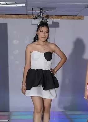 Ying Yang Mini Dress